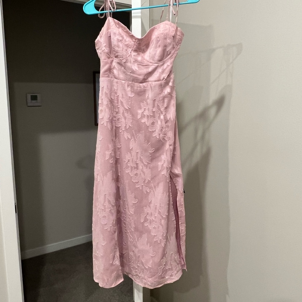 Blush pink dress